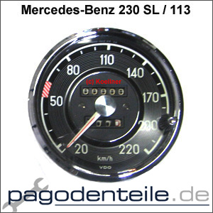 Tachometer Mercedes 230 SL Pagode